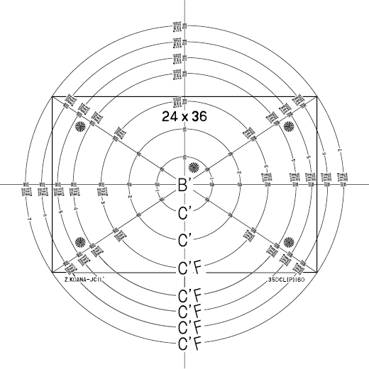 35mmデジタルカメラ用テストチャート