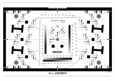 ネット販売限定で解像力テストチャートのセールを実施します
